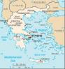 mapa Řecko